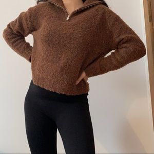 🤎 Fuzzy Brown Sweater 🤎